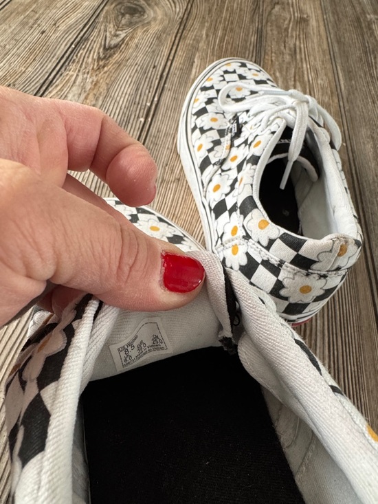 Vans daisy sneakers 8.5 checkered Doheny style floral Y2K attire - Picture 4 of 6